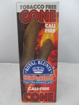 Royal Blunts Hemparillo Hemp Cones 2ct/10 Pouches (Cali Fire)