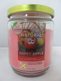 Natural Killers Deodorizer Candle 13oz (Happy Apple)