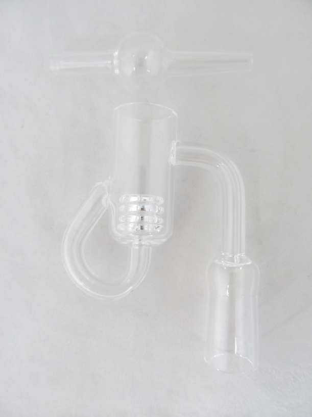 Diamond Knot Quartz Loop Banger w/ Carp Cap 14mm Female - elevapers