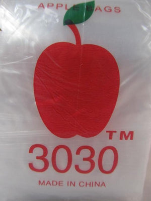 Apple Baggies 3.0X3.0 1000ct - elevapers