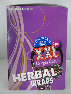 Royal Blunts XXL Herbal Wraps 2PK 25ct (Purple Grape)