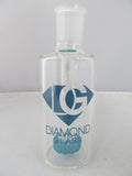 Diamond Glass 19mm 45 degree Navy Showerhead Stem Ash Catcher - elevapers