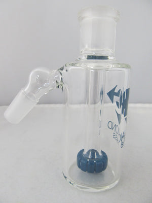 Diamond Glass 14mm 45 degree Navy Showerhead Stem Ash Catcher - elevapers