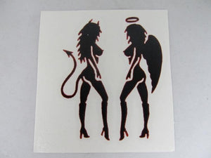 Sticker: Devil Girl & Angel Girl - elevapers