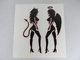 Sticker: Devil Girl & Angel Girl