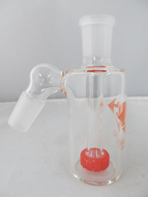 Diamond Glass 19mm 45 degree Red Showerhead Stem Ash Catcher - elevapers