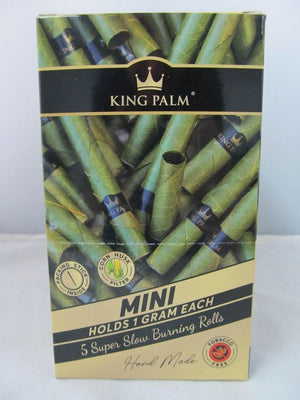 King Palm Mini Rolls 5pk 15ct Display - elevapers