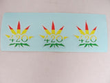 Sticker: Triple 420 Leaf