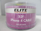 3.3FT IPHONE 4 Cable 24CT - elevapers