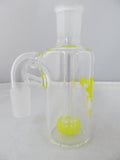 Diamond Glass 19mm 90 degree Yellow Showerhead Stem Ash Catcher