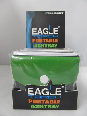 EAGLE TORCH® Portable Ashtray Pouch 10ct Display - elevapers