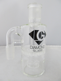 Diamond Glass 19mm 90degree Honey Comb Ash Catcher