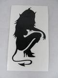 Sticker: Kneeling Devil Girl