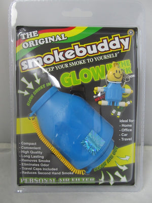 The Original Smoke Buddy Personal Air Filter "GLOW IN THE DARK" (Blue)