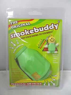 The Original Smoke Buddy Personal Air Filter Lime Green - elevapers