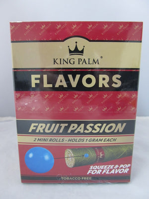 King Palm Fruit Passion Mini Rolls 2pk, 20ct Display "Back In Stock"