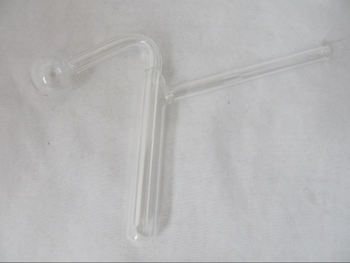 6" Solid Piece Oil Burner Slim Bubbler Rig - elevapers