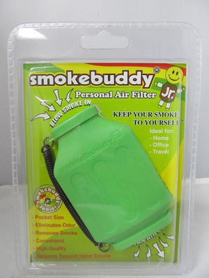 Smoke Buddy Junior Pocket Size Personal Air Filter (Lime Green) - elevapers