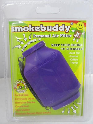 Smoke Buddy Junior Pocket Size Personal Air Filter (Purple) - elevapers