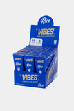 Vibes Fine Rolling Paper King Size Rice Cones 3 Cone 30 Pack Display