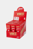 Vibes Fine Rolling Paper King Size Hemp Cones 3 Cone 30 Pack Display