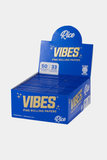 Vibes Fine Rolling Paper King Size Rice 50 Papers 50 Booklet Display