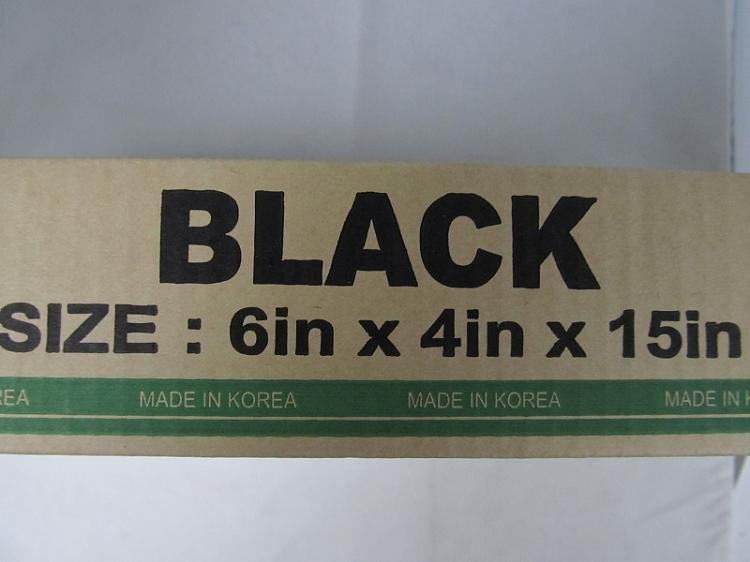 Black Plastic Bag 6inX4inX15in 740pcs - elevapers