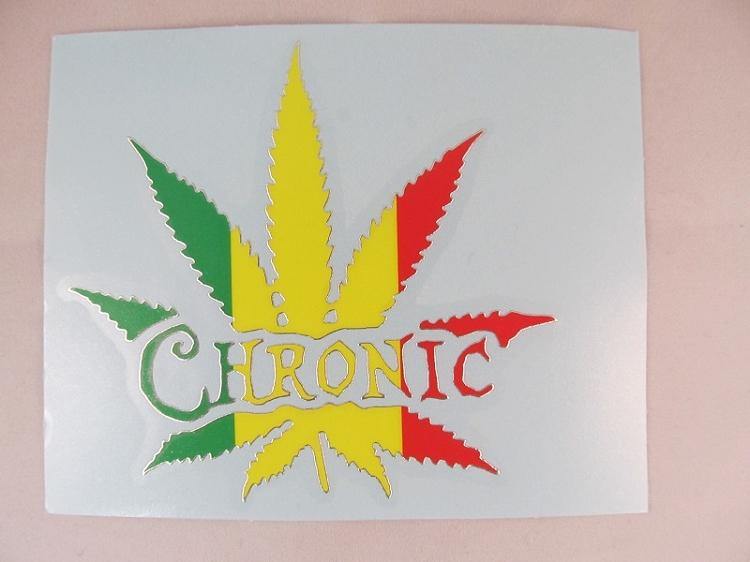 Sticker: Chronic Rasta Leaf - elevapers