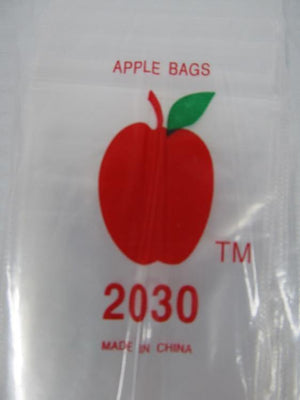 Apple Baggies 2.0X3.0 1000ct - elevapers