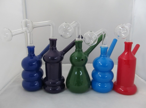 7" Solid Color 14mm Oil Burner Rig - elevapers