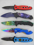 Spring Assisted Knife (Multi Design) 12ct Mix