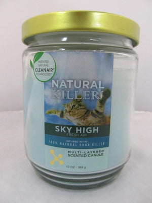 Natural Killers Deodorizer Candle 13oz (Sky High) - elevapers