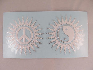 Sticker: Peace & Yin/Yang - elevapers