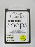 Randy's Snaps Alcohol Filled Cotton Cleaning Swabs 24ct / 12 Pack Display - elevapers