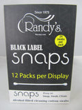 Randy's Snaps Alcohol Filled Cotton Cleaning Swabs 24ct / 12 Pack Display - elevapers