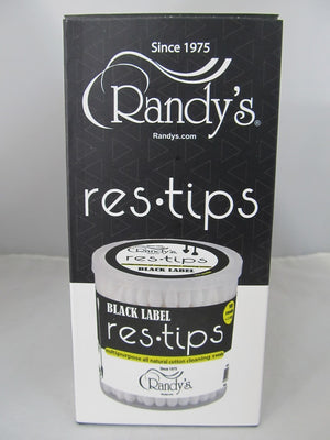 Randy's Res-Tips Cotton Cleaning Swabs 112ct / 6 Jar Display - elevapers