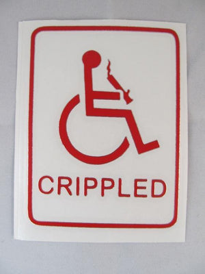 Sticker: Crippled - elevapers