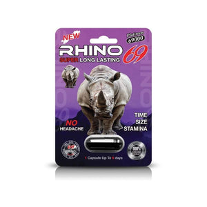 Rhino Platinum 69K Male Enhancement 24ct Display - elevapers