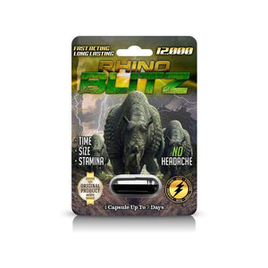 Rhino Blitz 12K Male Enhancement 24ct Display - elevapers