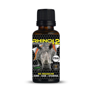 Rhino 12 Titanium 35K 2oz Male Enhancement Shot 12ct Display - elevapers