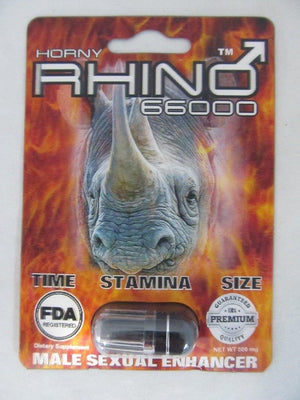 Horny Rhino 66K - 24ct Display FDA Registered - elevapers