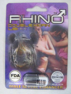 Rhino Double Horn Libixx - 24ct Display FDA Registered - elevapers