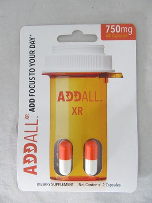 Addall XR - Brain Booster Supplement - Focus, Memory, Concentration 12ct Display - elevapers