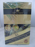 King Palm XL King Size Natural Organic Leaf Rolls Wrap 5pk 15ct Display